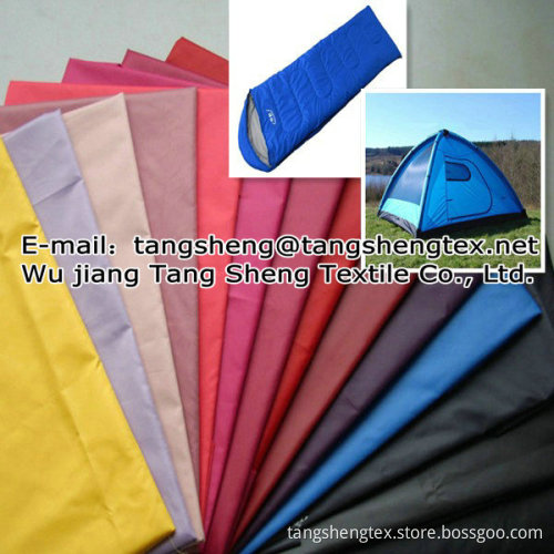 100 Recycled PET polyester waterproof sleeping bag fabric,coated shopping bags fabric